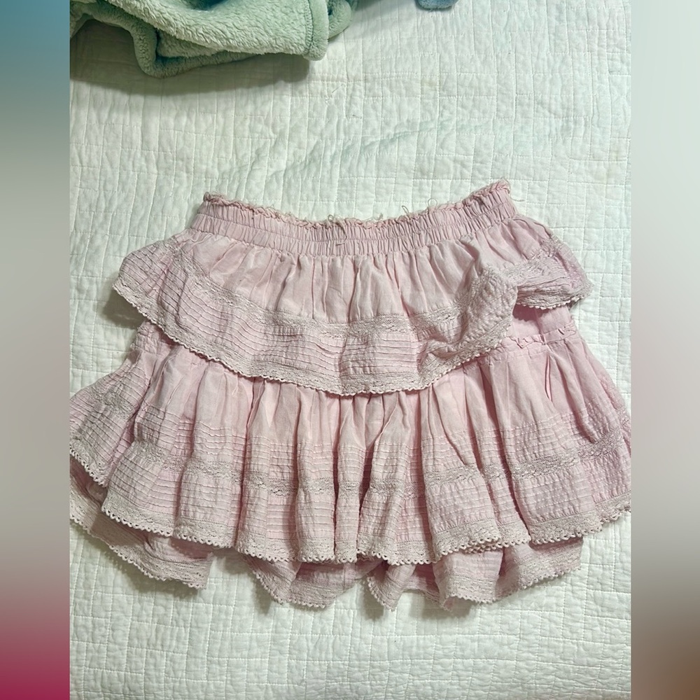 LoveShackFancy Ruffle Mini Skirt 🩷